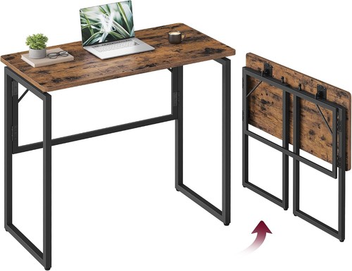 Folding desk foldable computer - desk,